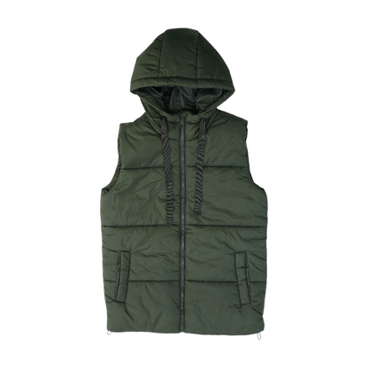 Green Solid Vest