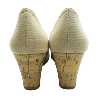 Tan Wedge Heels