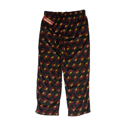 Black Print Pajama Bottom