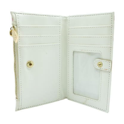 White Compact Wallet