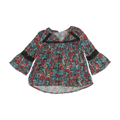 Multi Petite Floral Blouse