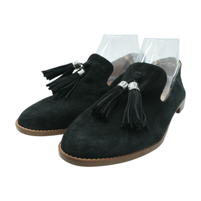 Black Slip-On Flats