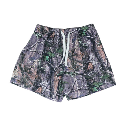 Green Camo Active Shorts
