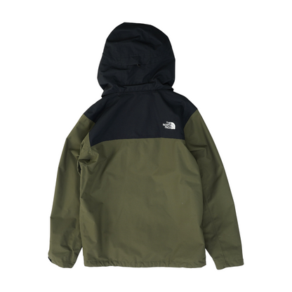Olive Solid Rain Jacket