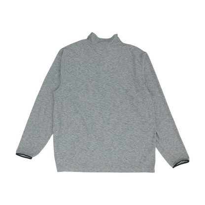 Gray Abstract 1/4 Zip Pullover