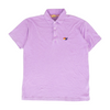 Purple Solid Short Sleeve Polo