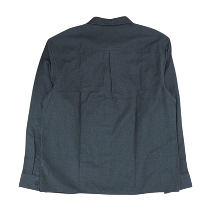 Charcoal Solid Flannel Button Down