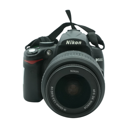 D5000 DSLR Camera with DX 18-55mm 1:3.5-5.6G Lens