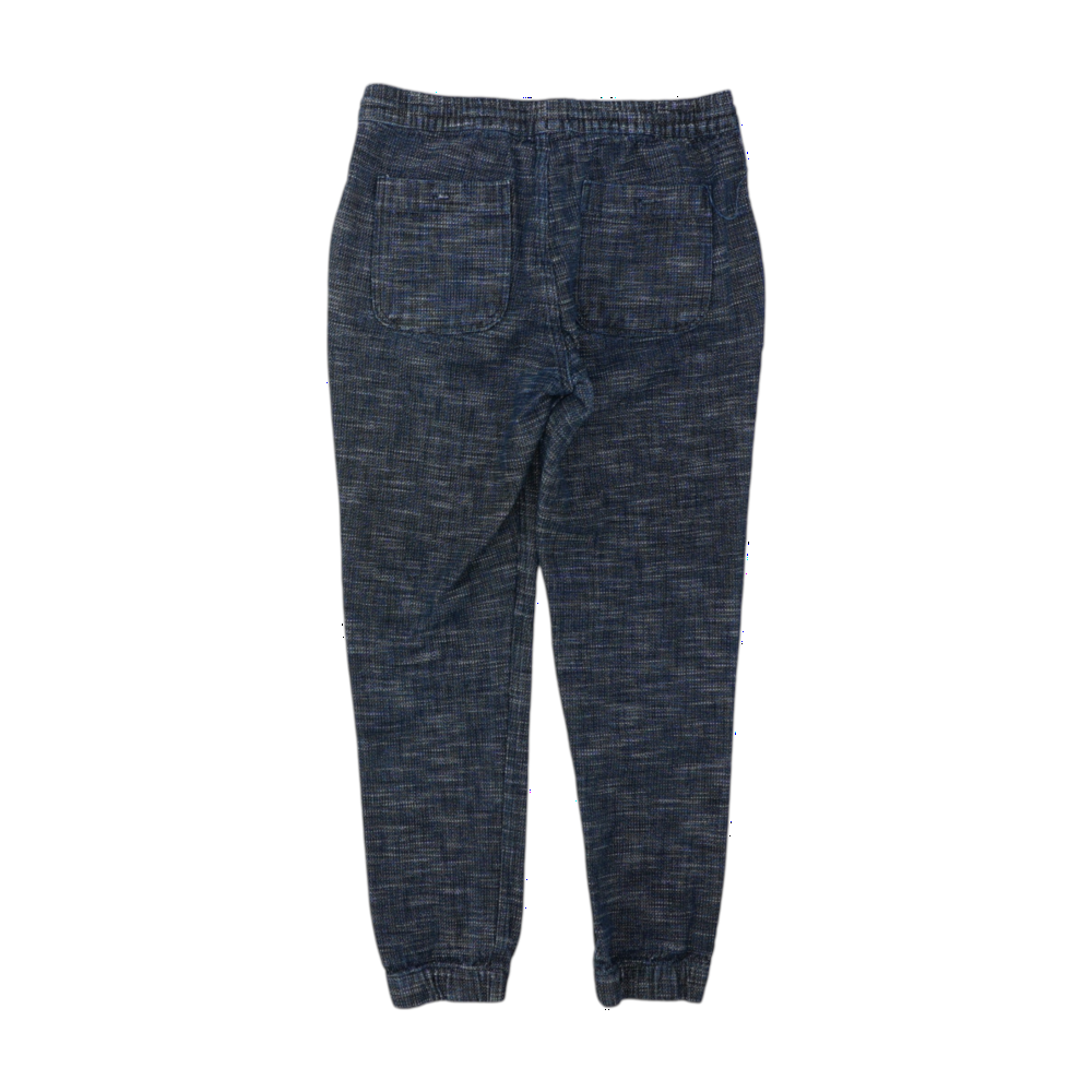 Blue Abstract Tapered Pants