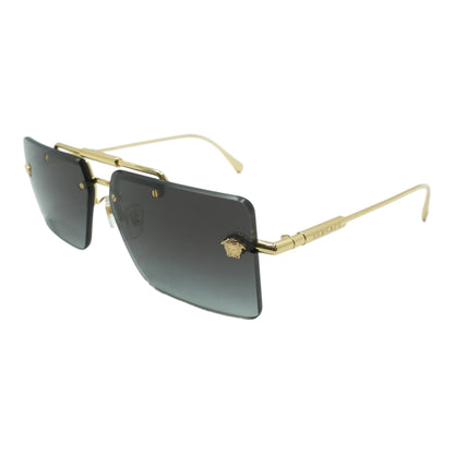 Gold Unknown Square Sunglasses