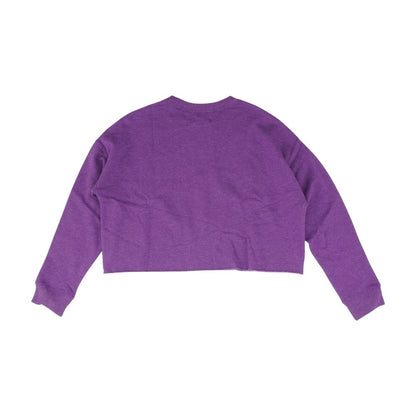 Purple Solid Sweatshirt