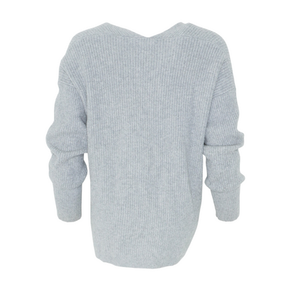 Gray Cardigan Sweater