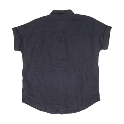 Navy Button Down