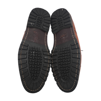 Brown Lace-Up Dress Shoes
