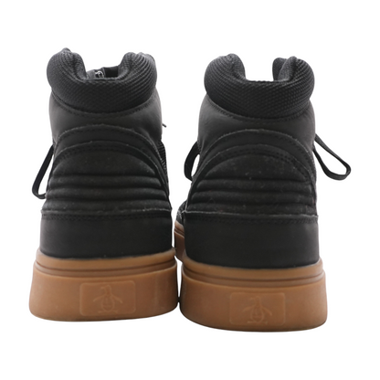 Black High-Top Athletic Shoes
