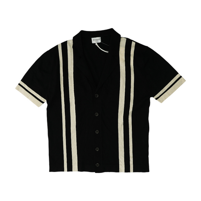 Black Striped Pullover Sweater