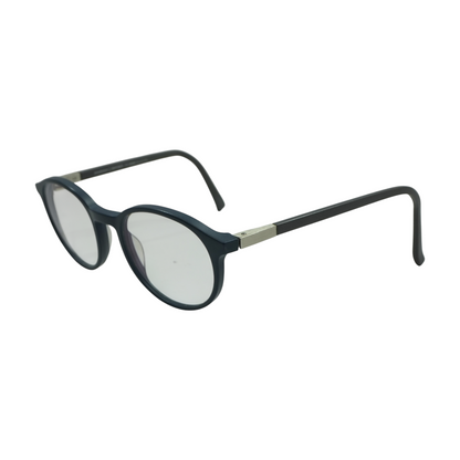 Navy The Axiom Round Prescription Eyewear
