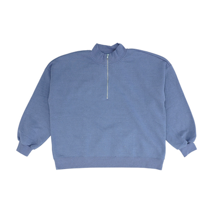 Purple Plus Solid 1/4 Zip Pullover