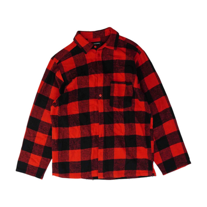 Red Check Flannel Button Down