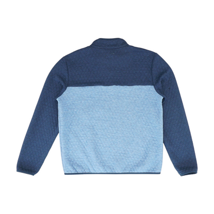 Navy Color Block 1/4 Zip Pullover