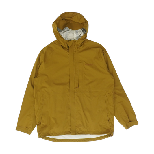 Brown Solid Rain Jacket