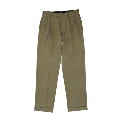 Beige Straight Pants