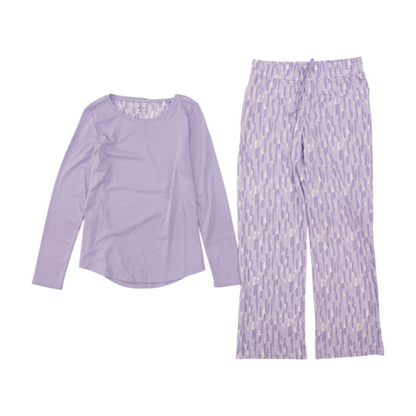 Lavender Solid Pajama Set