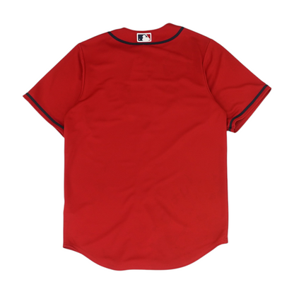 Men's Red Atlanta Braves Short Sleeve Jersey