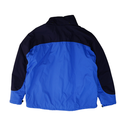 Blue Color Block Jacket