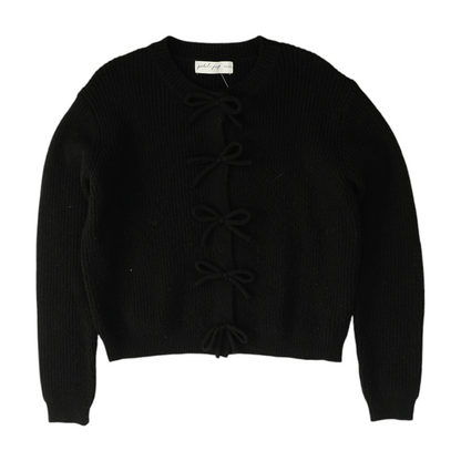 Black Cardigan Sweater