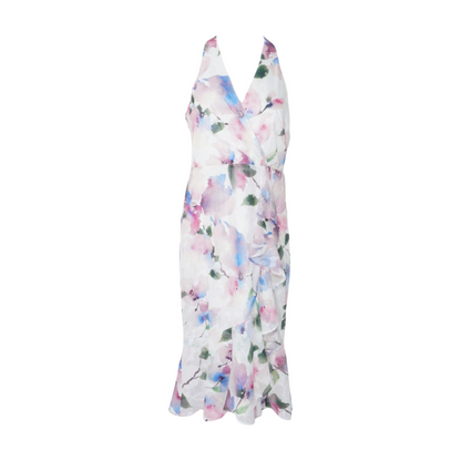 Multi Floral Midi Dress