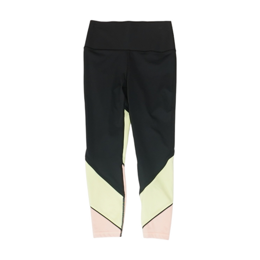Black Color Block Active Leggings
