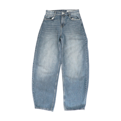 Blue Wide Leg Jeans