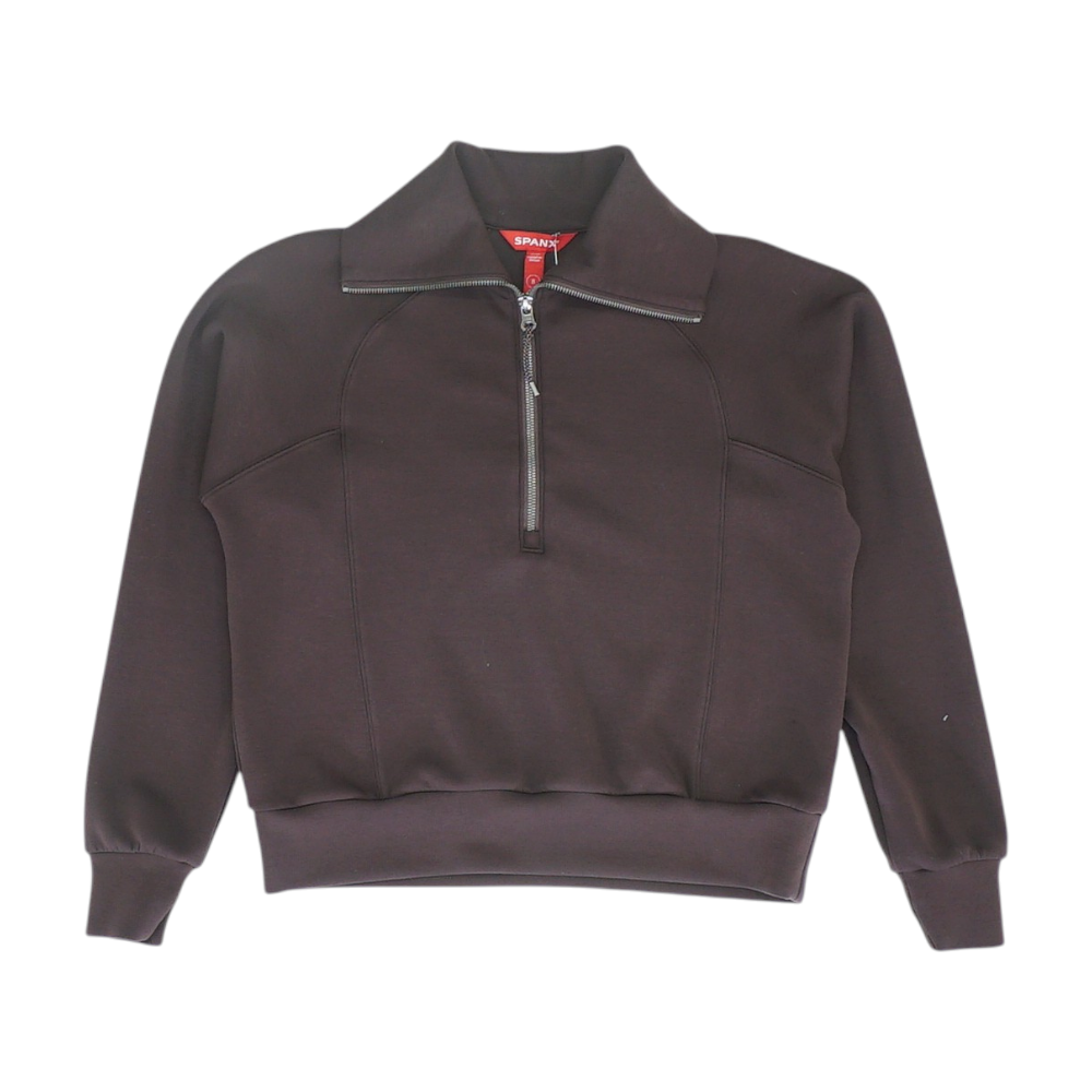 Purple Solid 1/4 Zip Pullover