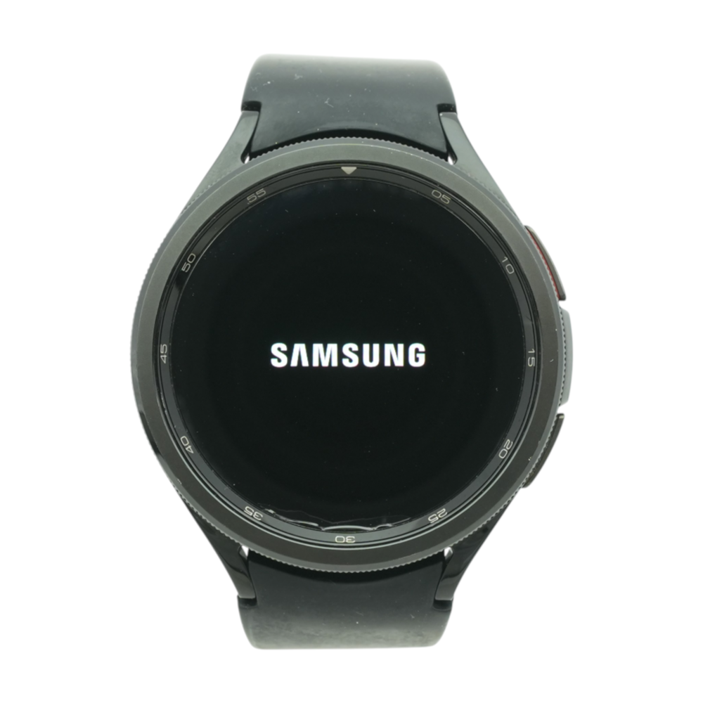 47mm Galaxy Watch6 Classic Black Smartwatch Black Band M/L