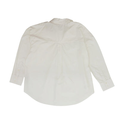 Ivory Solid Long Sleeve Button Down