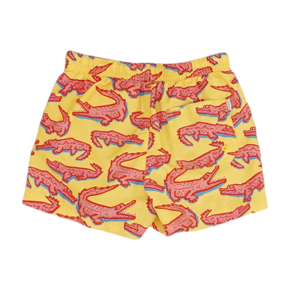 Yellow Graphic Swim Bottom