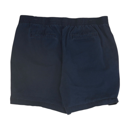 Navy Solid Chino Shorts