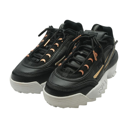 Disruptor II Black Low Top Athletic Shoes