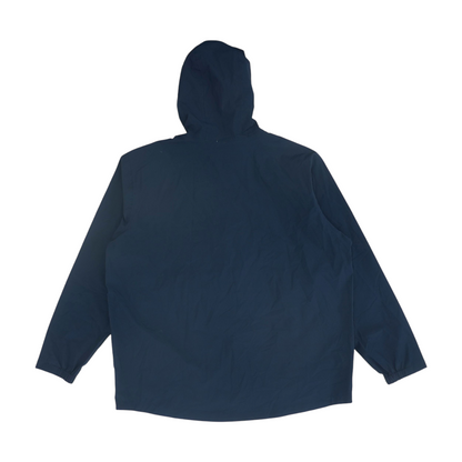 Navy Solid Rain Jacket