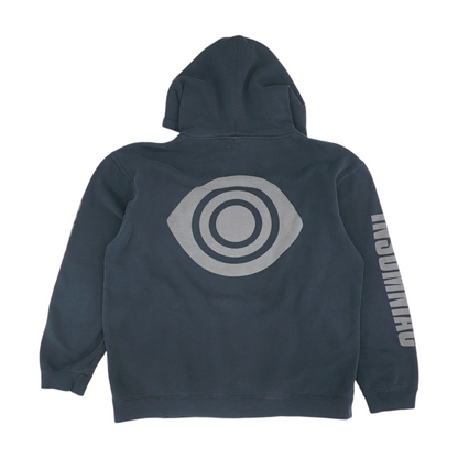 Black Solid Hoodie Pullover