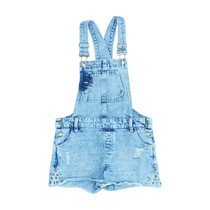 Blue Sleeveless One-Piece