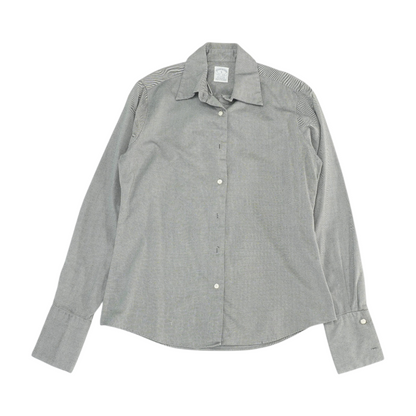 Gray Striped Button Down