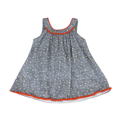 Blue Print Dress