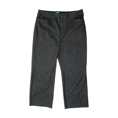 Gray Print Pants