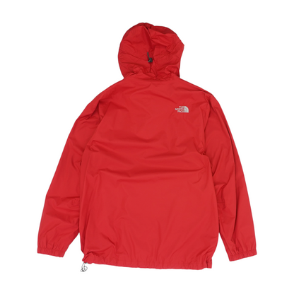 Red Solid Rain Jacket