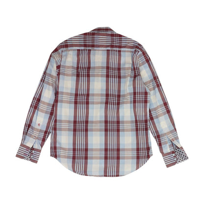 Multi Plaid Long Sleeve Button Down