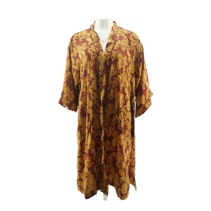 Maroon Paisley Robe