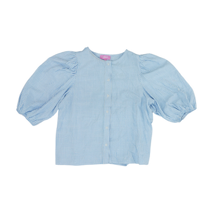 Blue Striped Blouse