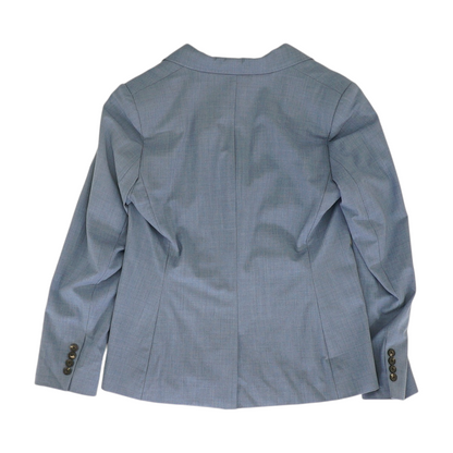 Blue Solid Blazer